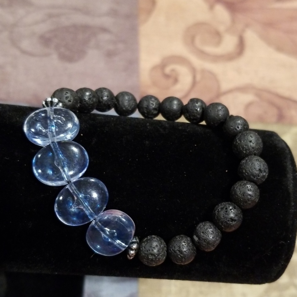 . Lava stone bracelet
